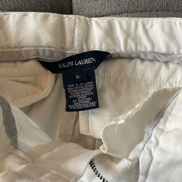 Kids Ralph Lauren white pants size 5 - Picture 4 of 4